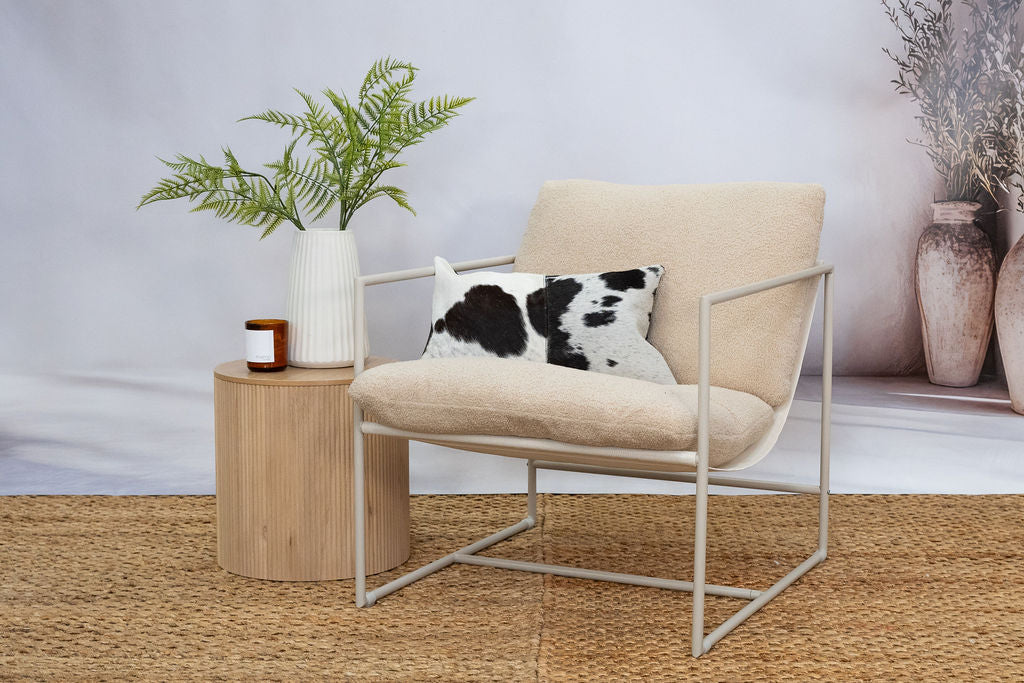 Luxury Black & White Cowhide Cushion - Rectangle Pillow Cover (Handcrafted)