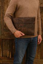 Urban Nomad Macbook Leather Laptop Sleeve -  13–15" Laptops + Essentials