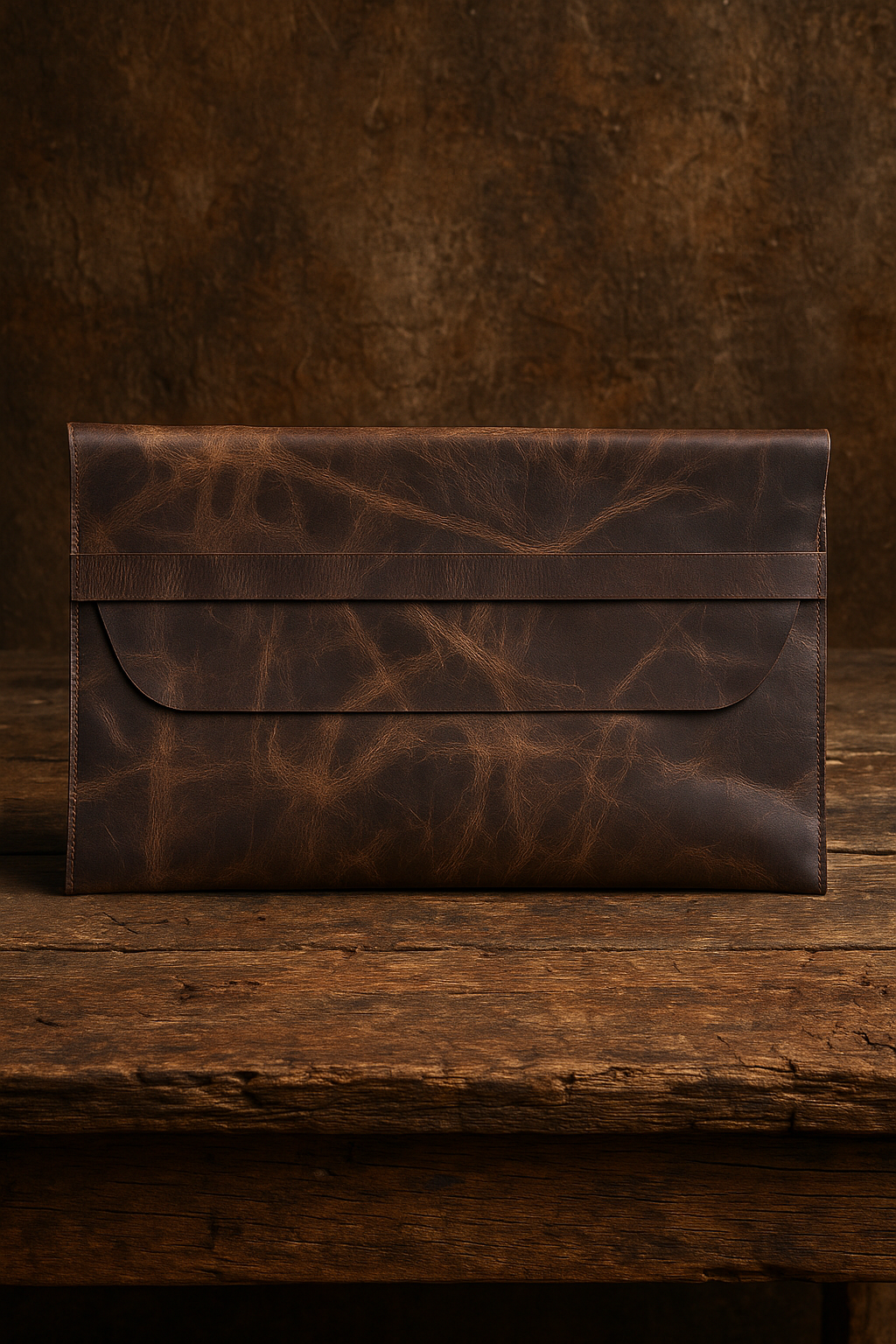 Urban Nomad Macbook Leather Laptop Sleeve -  13–15" Laptops + Essentials