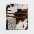 Handmade Cowhide Leather Journal | Rustic Tie-Closure Notebook