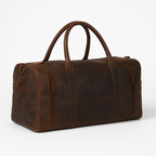 The Voyager - Handmade Leather Duffel Bag for Travel & Weekends