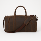 The Voyager - Handmade Leather Duffel Bag for Travel & Weekends