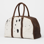 The Maverick - Cowhide Leather Weekender Bag for Bold Getaways
