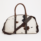 The Maverick - Cowhide Leather Weekender Bag for Bold Getaways