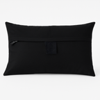 Luxury Black & White Cowhide Cushion - Rectangle Pillow Cover (Handcrafted)