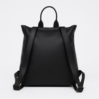 Minimalist Black Leather Backpack - Sleek Everyday Carry