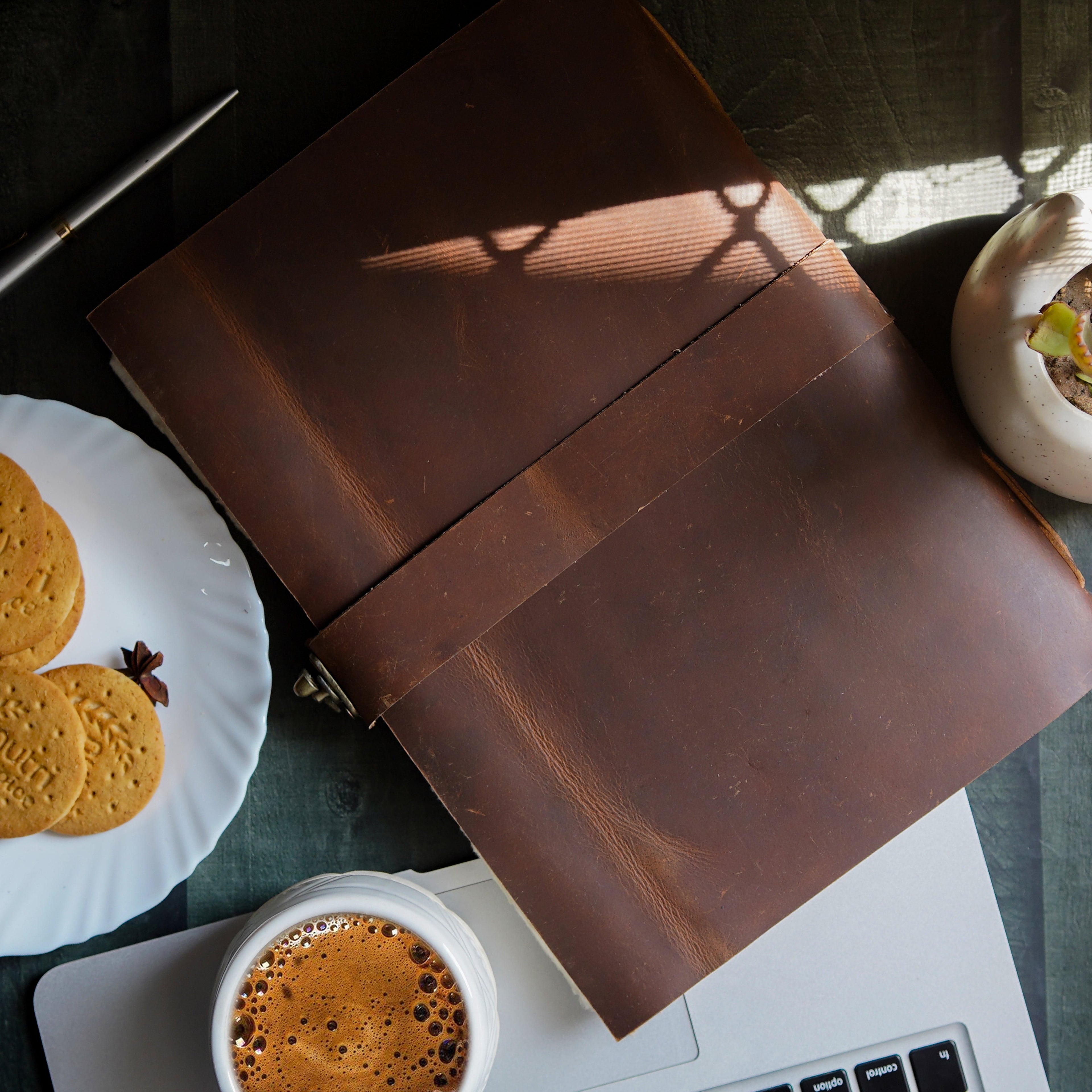 Artisan's Ledger A4 Vintage Leather Journal Notebook