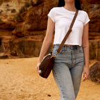 Cowhide Leather Bag - Esha