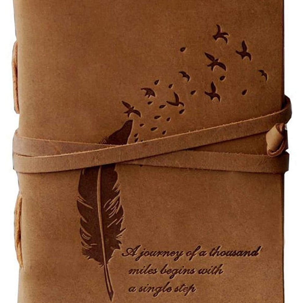 Secret Garden Vintage Journal - Recycled Paper Notebook