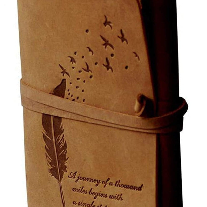 Secret Garden Vintage Journal - Recycled Paper Notebook