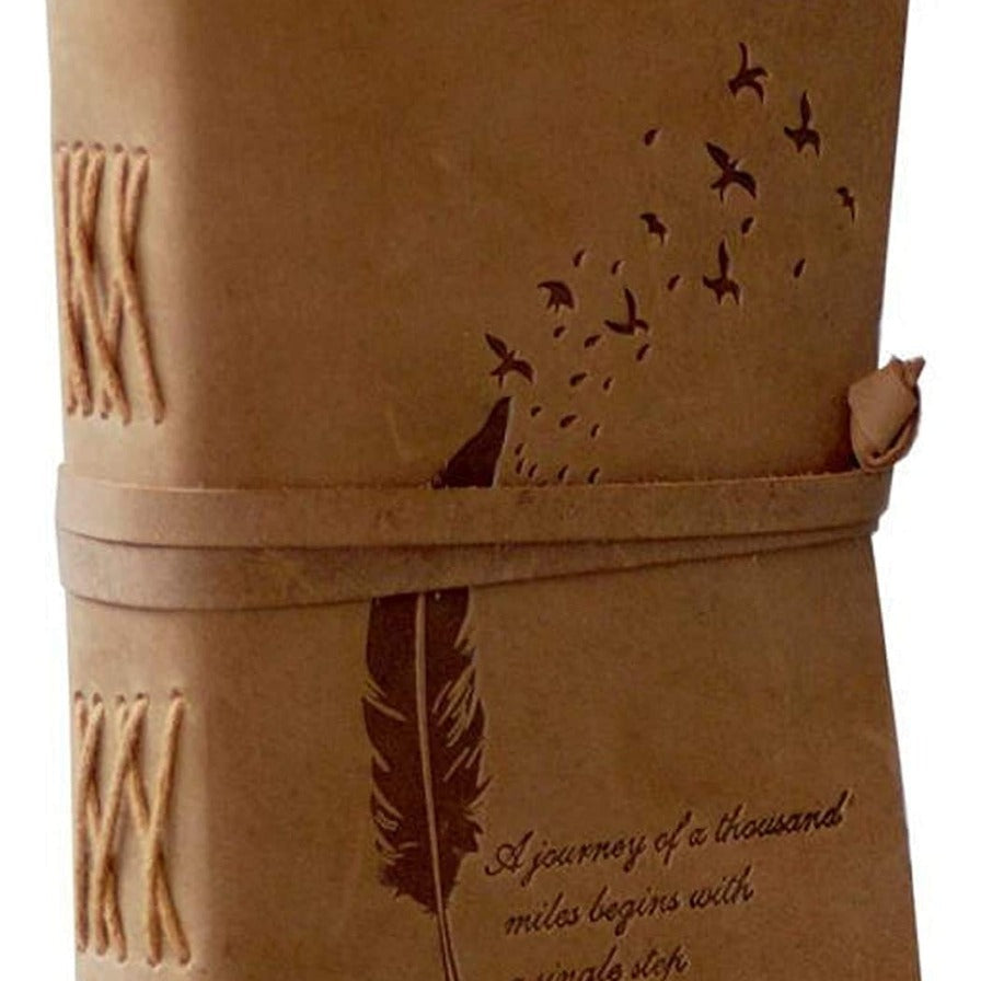 Secret Garden Vintage Journal - Recycled Paper Notebook