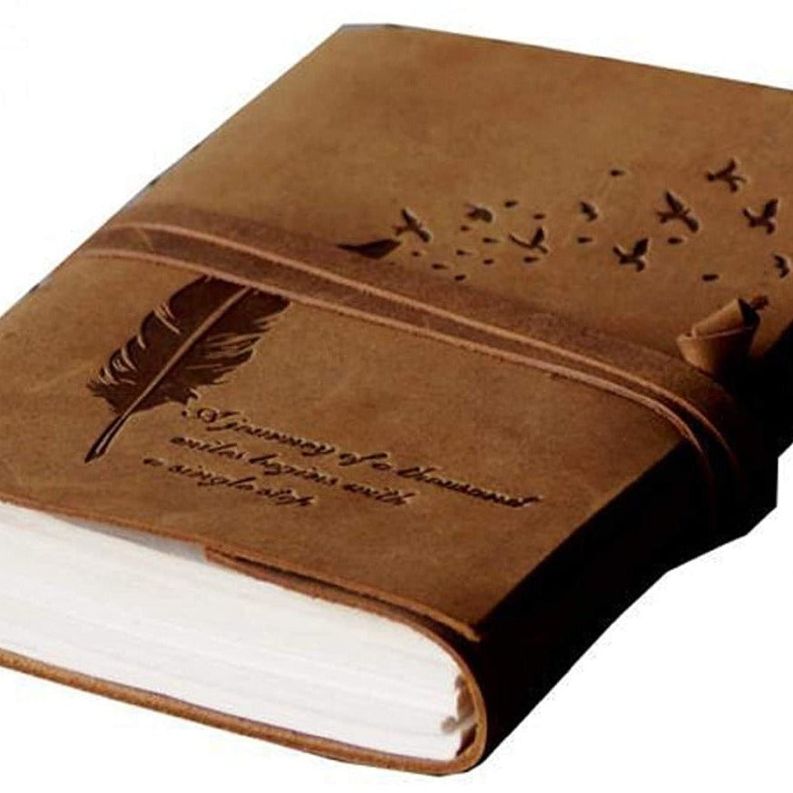 Secret Garden Vintage Journal - Recycled Paper Notebook