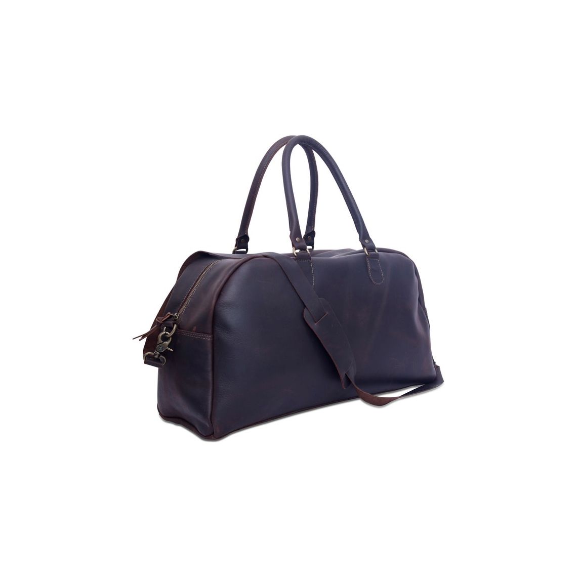 Artisanal Protection Handmade Leather Duffle Weekender bag