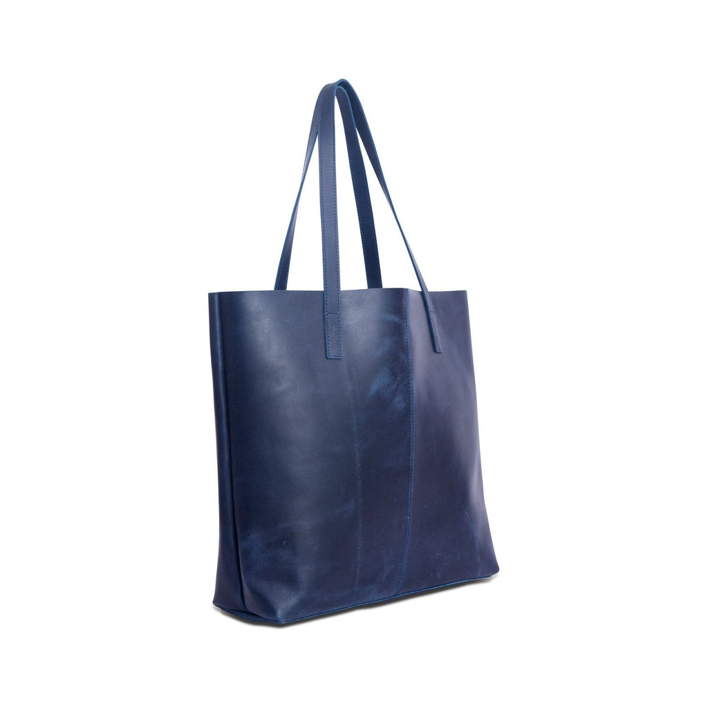 Personalized Tote Custom Brown Leather Tote Bag