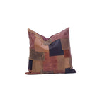 Luxurious Lumbar Leather Cushion Cover in Tan