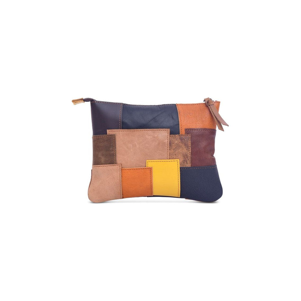 Artisanal Chic Leather Clutch