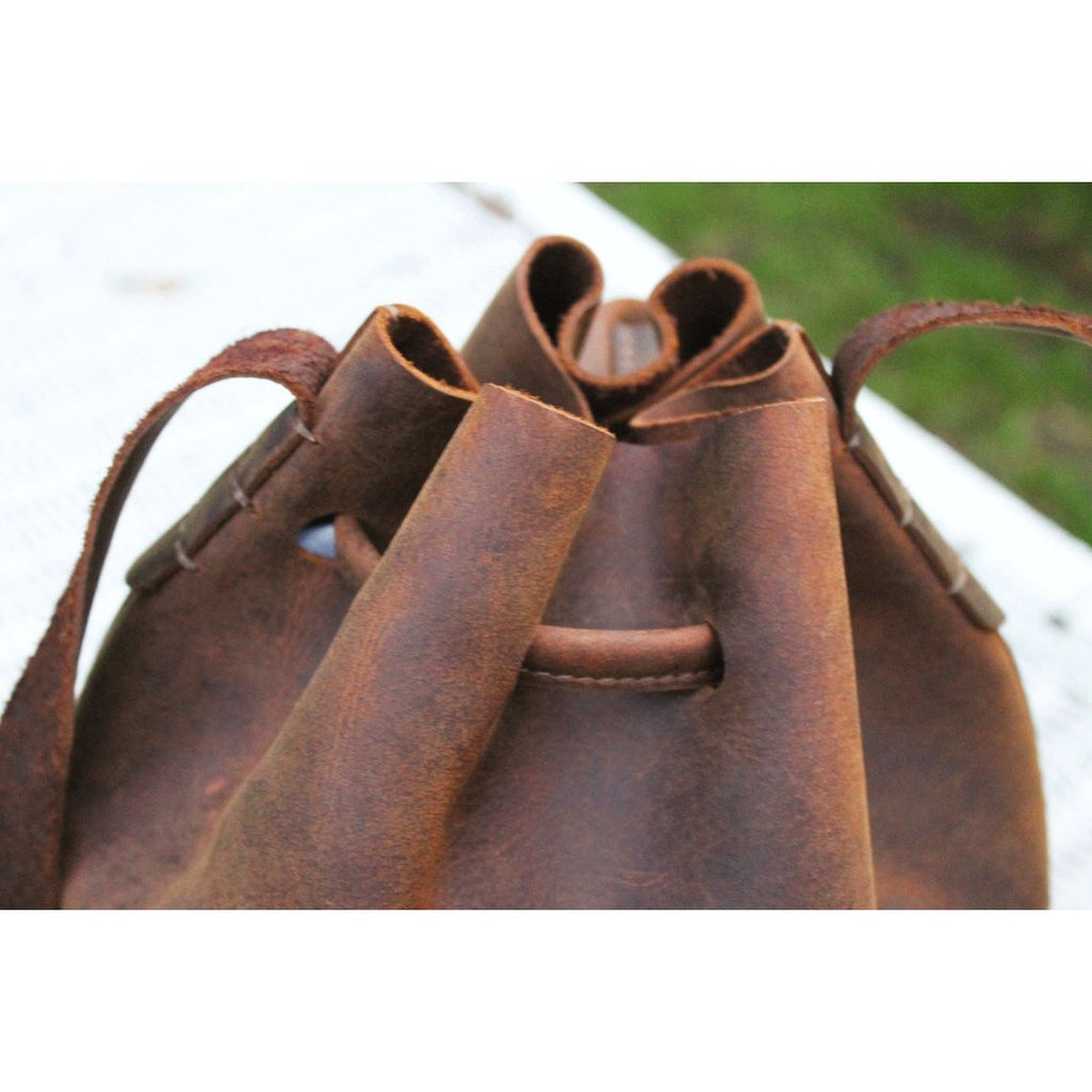 Tan Temptation Leather Crossbody Bag