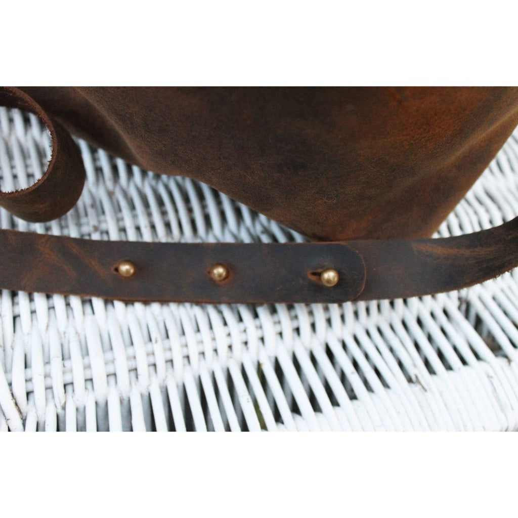 Tan Temptation Leather Crossbody Bag