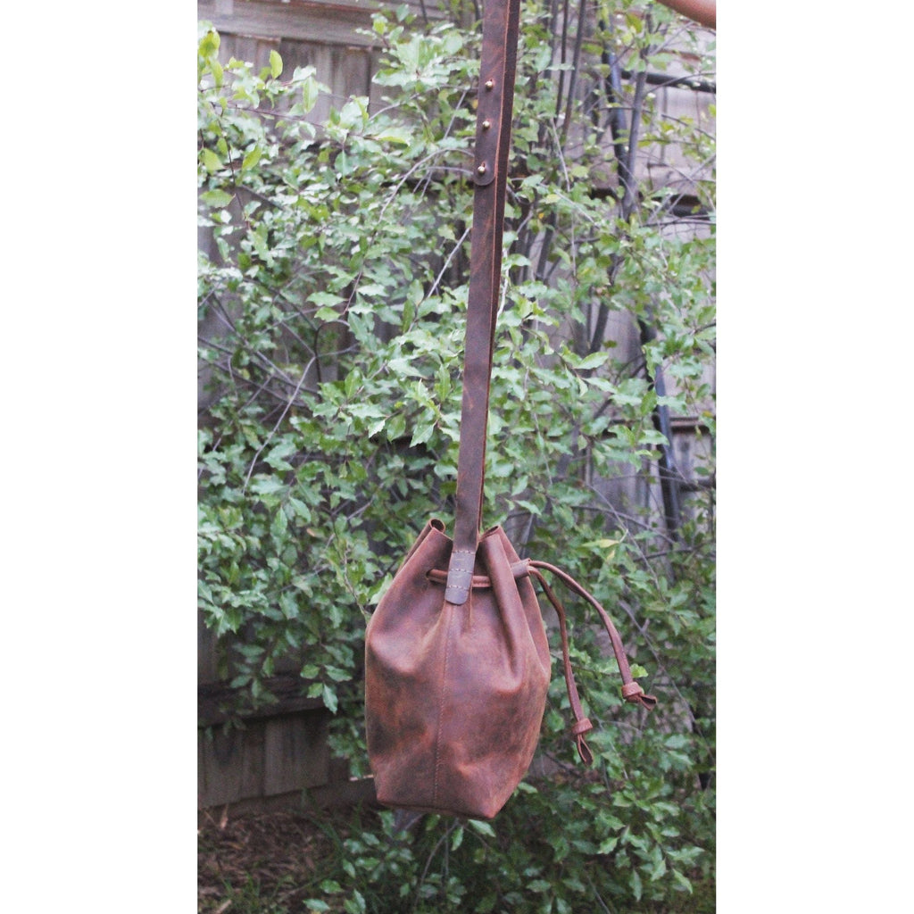 Tan Temptation Leather Crossbody Bag