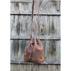 Tan Temptation Leather Crossbody Bag