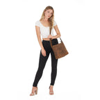 Limited Edition Leather Crossbody Tote Bag