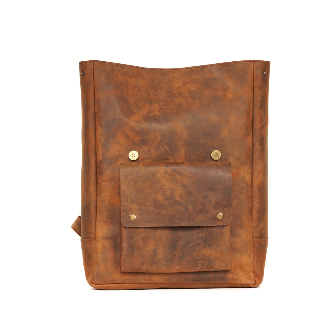 City Adventurer Handcrafted Leather Backpack