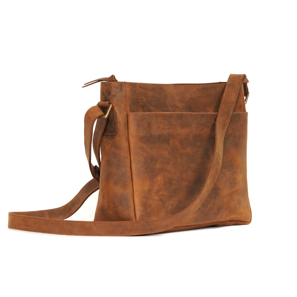 Limited Edition Leather Crossbody Tote Bag