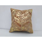 Bohemian Cowhide Leather Cushion Pillow Covers
