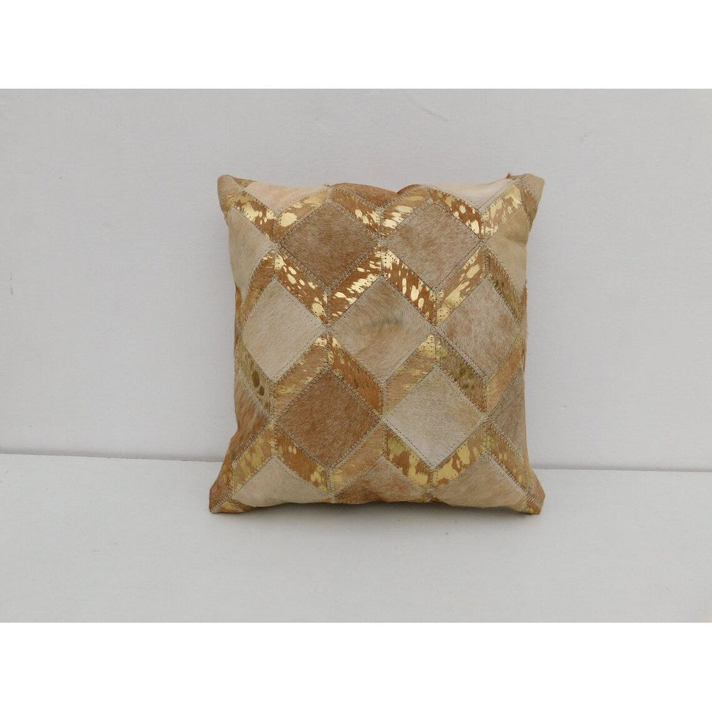 Modern Cowhide Elegance Leather Cushion Pillow Covers