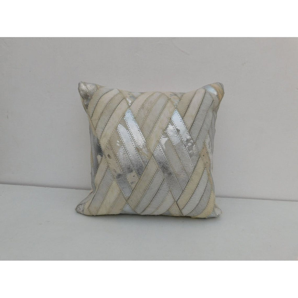 Moroccan Boho Delight Patchwork Leather Floor Cushion