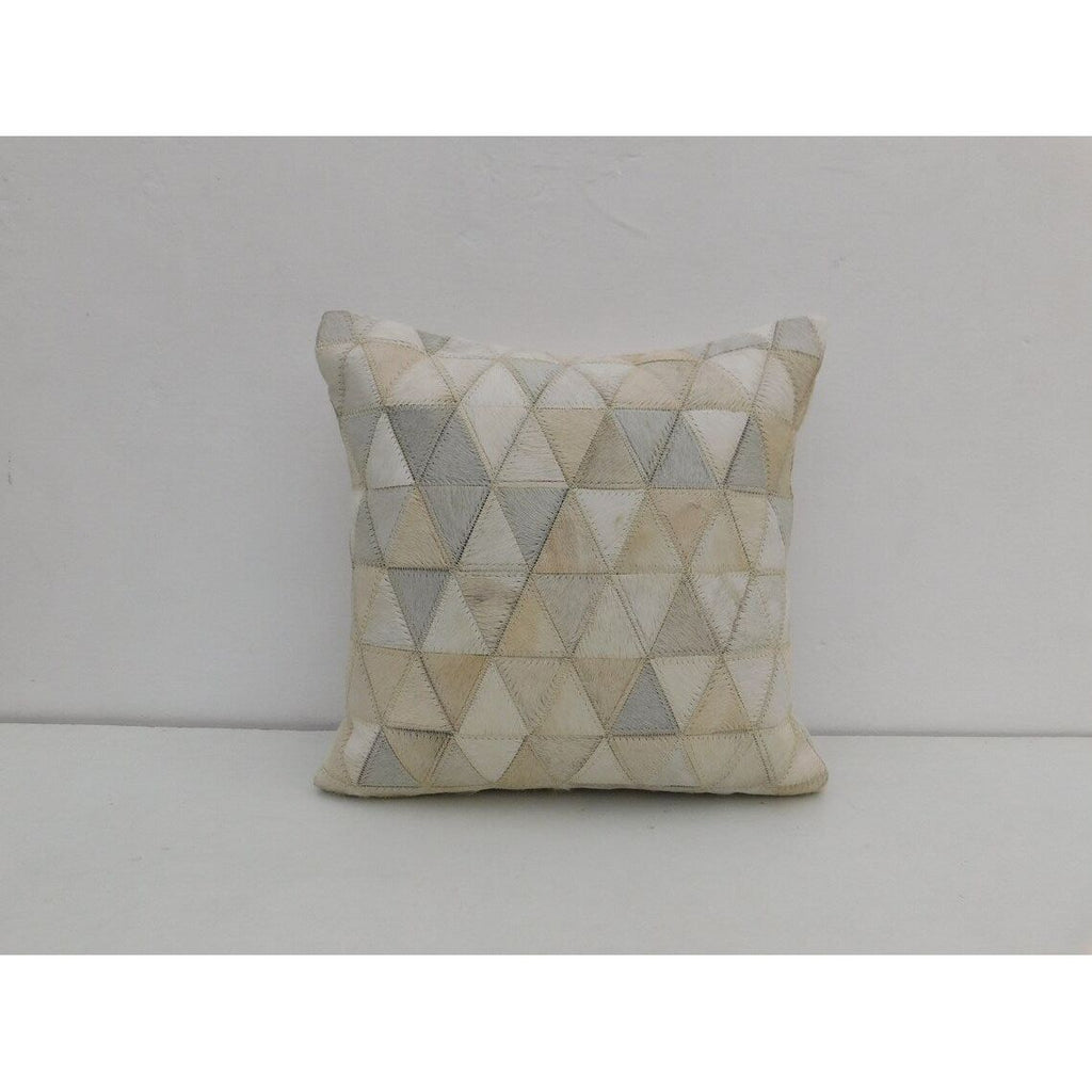 Vintage Cowhide Charm Leather Cushion Pillow Covers