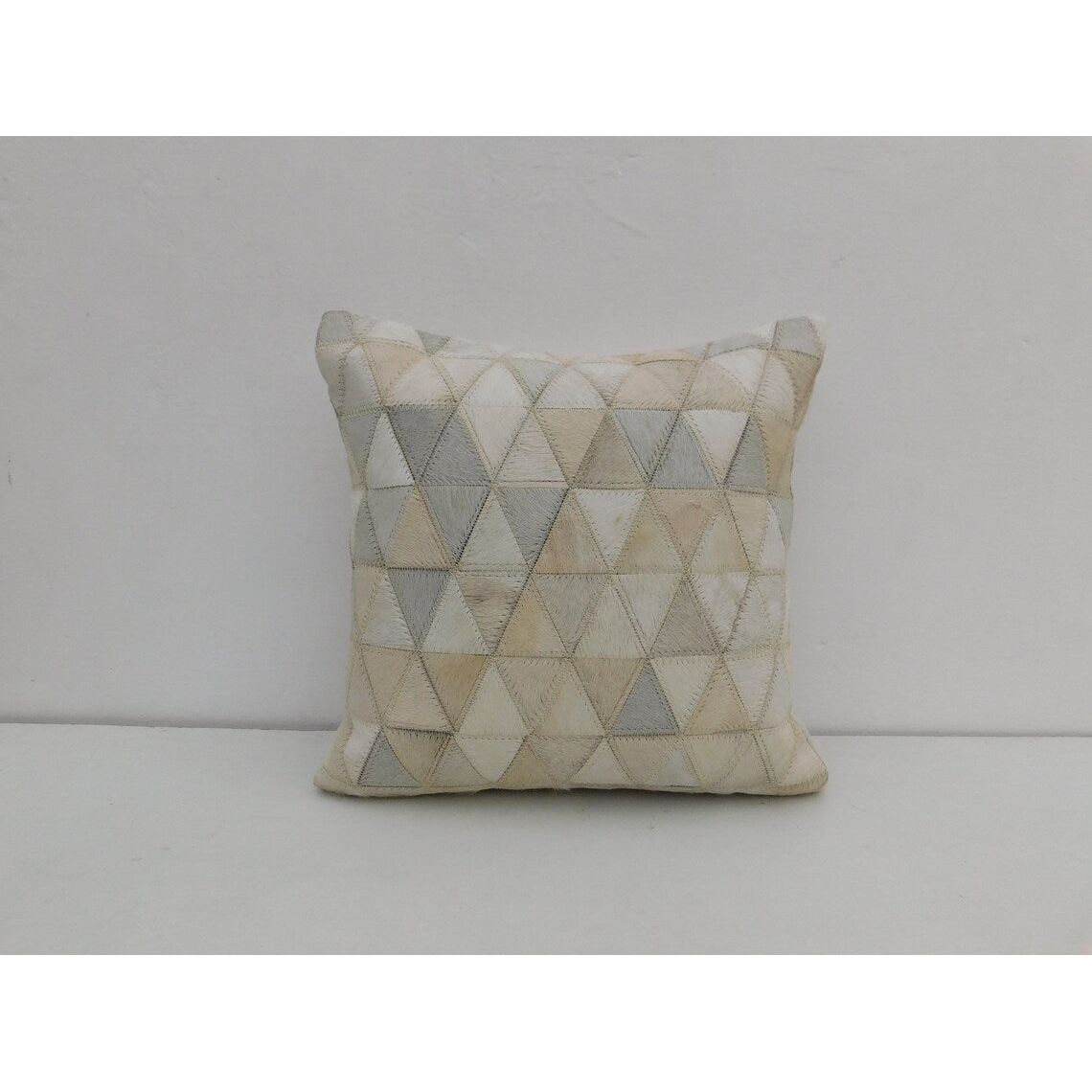 Vintage Cowhide Charm Leather Cushion Pillow Covers