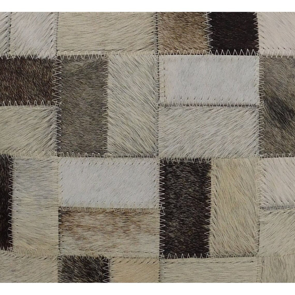 Stylish Cowhide Accent Leather Cushion Pillow Covers