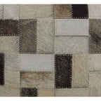 Stylish Cowhide Accent Leather Cushion Pillow Covers