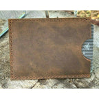 Rustic Elegance Leather Card Holder