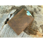 Rustic Elegance Leather Card Holder
