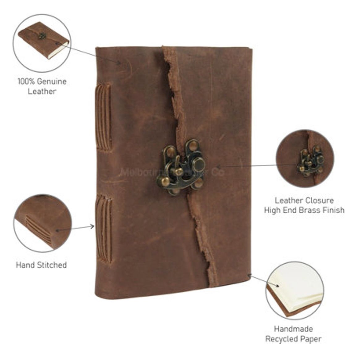 Timeless Charm Handmade Leather Journal