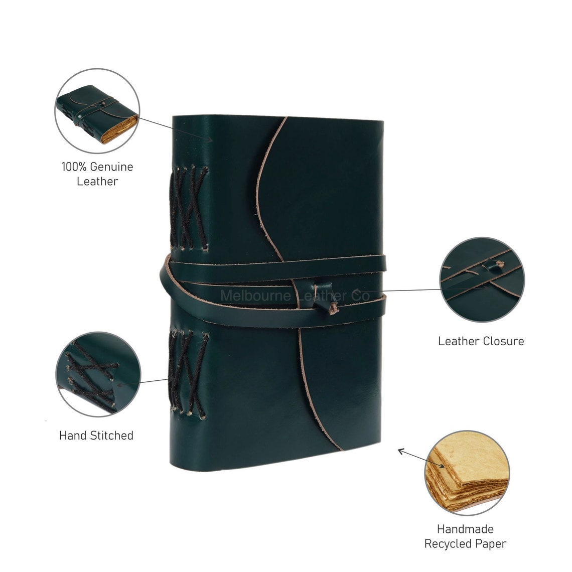 Timeless Treasures Vintage Leather Journal