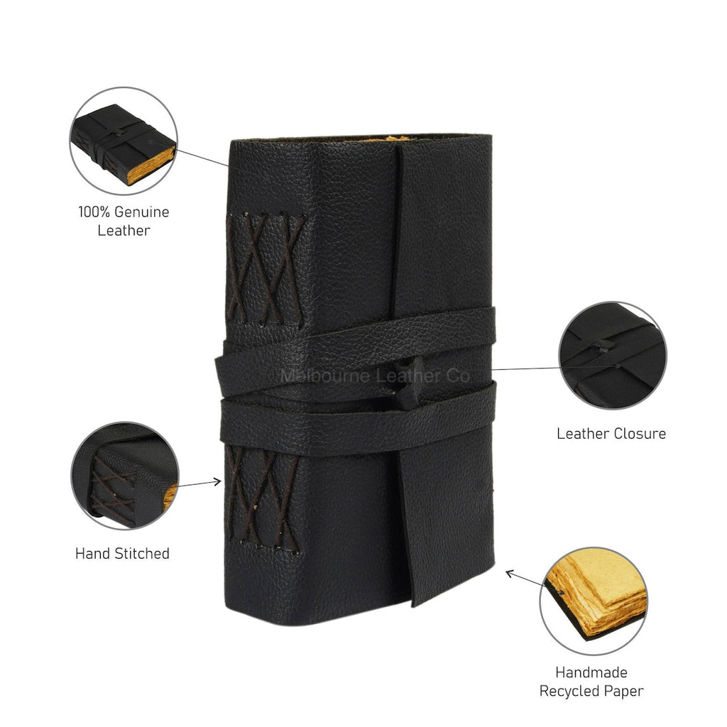 Eco-Chic Essential Recycled Leather Journal