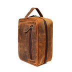 Rustic Groomsmen Essential Personalized Leather Dopp Kit