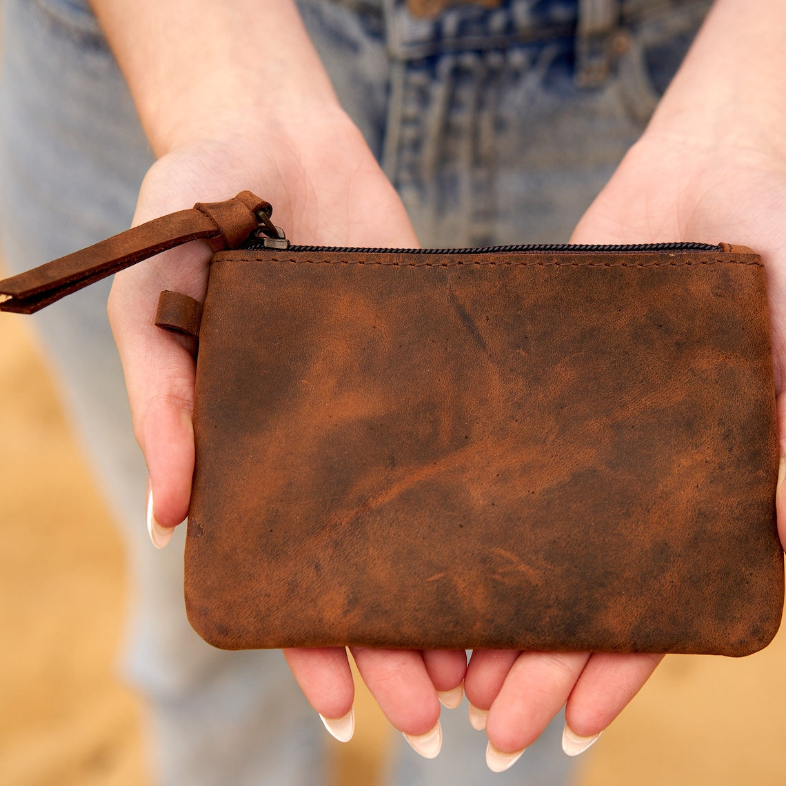 Versatile Traveler Genuine Leather Pouch