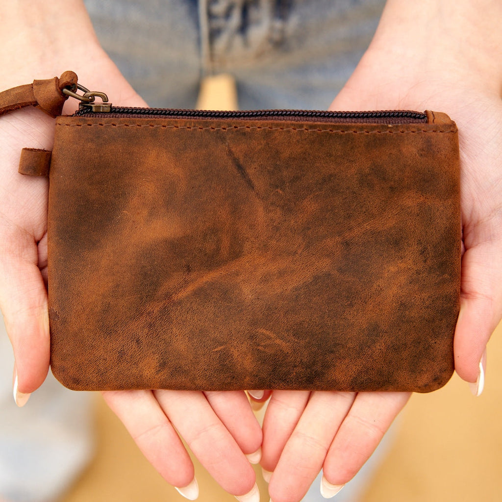 Versatile Traveler Genuine Leather Pouch