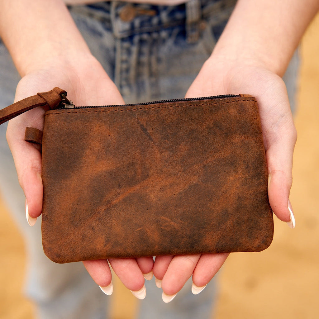 Versatile Traveler Genuine Leather Pouch