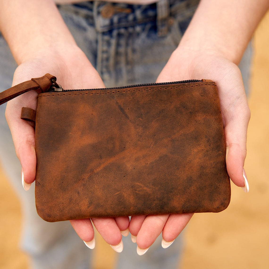 Versatile Traveler Genuine Leather Pouch