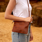 Classic Explorer Genuine Leather Messenger Bag