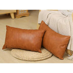 Elegant Leather Genuine Leather Cushion Cover