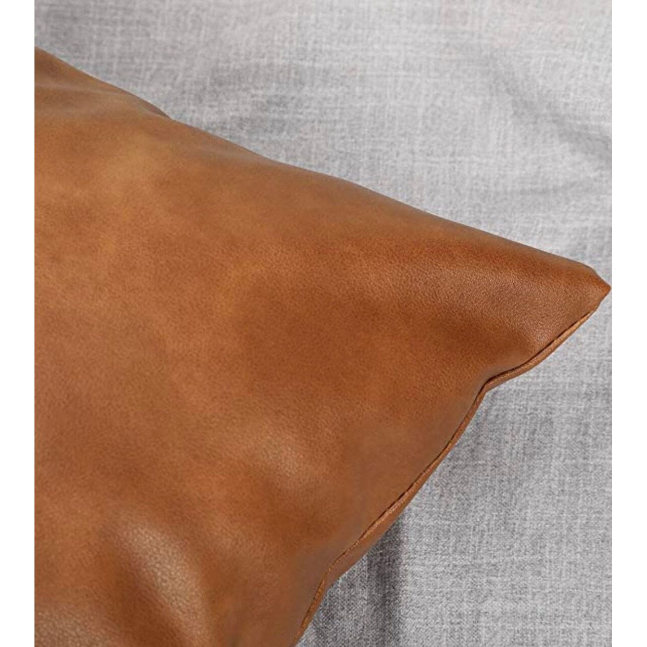 Elegant Leather Genuine Leather Cushion Cover