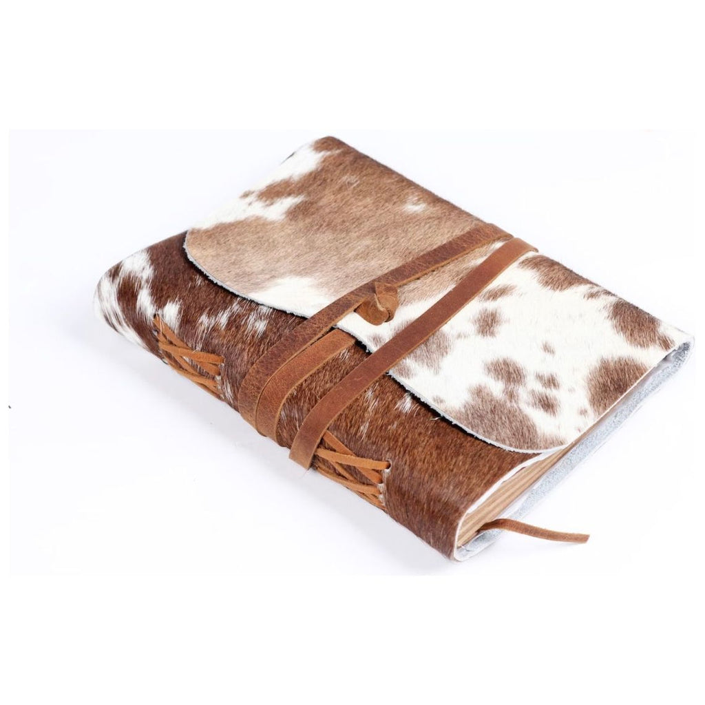 Vintage Cowhide Chronicles Recycled Paper Journal