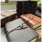 Duo of Nostalgia Vintage Leather Journals