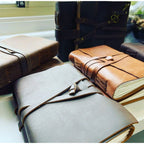 Duo of Nostalgia Vintage Leather Journals